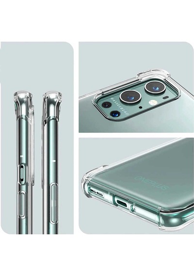 One Plus 9 Pro Kılıf Tchs Nitro Anti Shock Silikon - Renksiz Renksiz