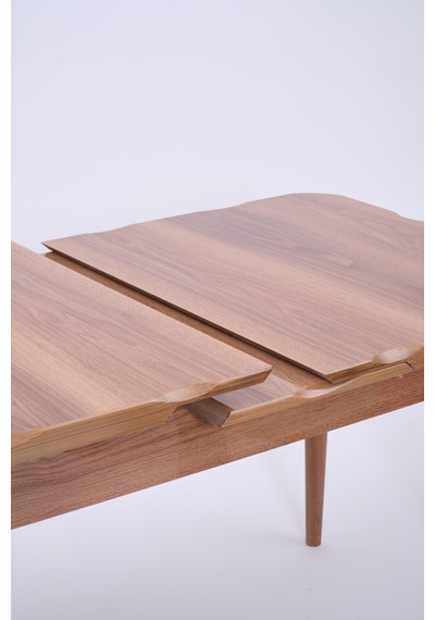 Yakamoz Polo Mdf Lak Panel Mutfak Masa Sandalye Takımı 80x130 Ceviz