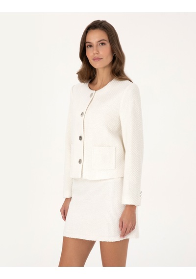Pierre Cardin Kadın Ekru Ceket 50319417-vr019