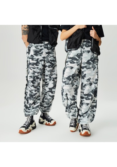 Raıns Rains Naha Wide Unisex Gri-siyah Pantolon