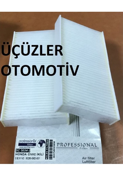 Honda Civic Polen Filtresi Ikili 8029256Dg01 80292S6Dg01