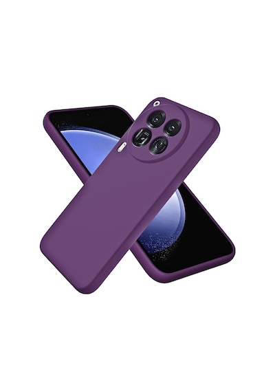 Tecno Camon 30 CL6 Uyumlu Silikon Kılıf - Kamera Korumalı Esnek Pastel Renk Kapak - Mor
