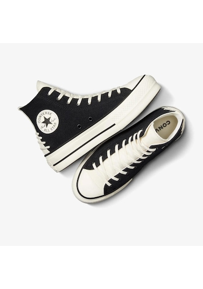 Converse Chuck Taylor All Star Crafted Laces Lift Platform Kadın Günlük Spor Ayakkabı C-cona12552b10001 Siyah