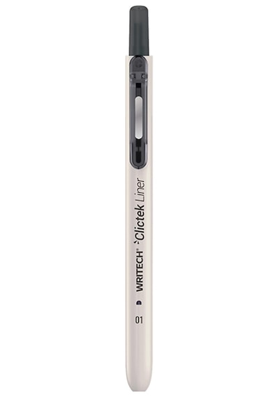 Wrıtech W-2008 Basmalı Fınelıner 0,1mm Kalem - 12'li Kutu Ahşap