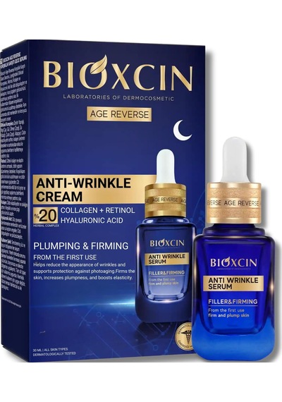 Age Reverse Gece Serumu 30 Ml %20 Retinol, Kolajen, Hyaluronik Asit Ve Bitkisel Kompleks İçerikli Kırışıklık Karşıtı Ve Sıkılaştırıcı Cilt Serumu