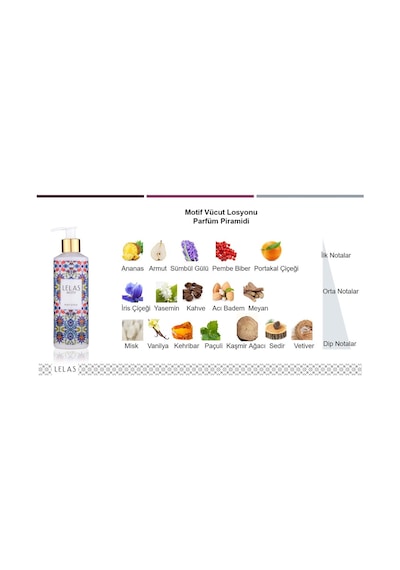 Lelas Motif Vücut Losyonu 250 ML