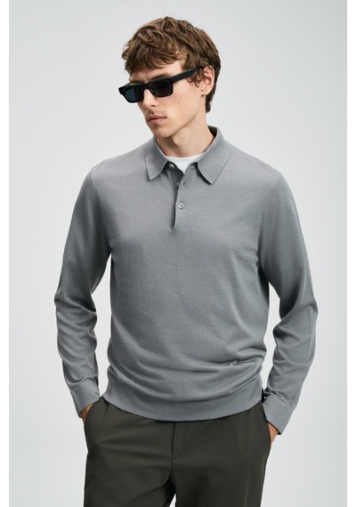 Lufian 112090149 Donald Kazak Erkek Sweatshirt Gri