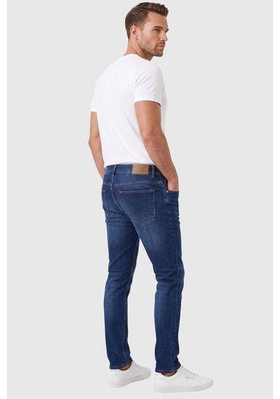 Rizzup Erkek Slim Fit Likralı Taşlanmış Lacivert Kot Pantolon Yumuşak Dokulu Esnek Dar Paça Jean 2602093 Rizzup Erkek Slim Fit Likralı Taşlanmış Lacivert Kot Pantolon Yumuşak Dokulu Esnek Dar Paça Jean 2602093