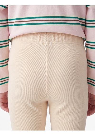 Koton Baskılı Regular Fit Pamuk Karışımlı 2'li Set Bej 7wmg10090ak Ekru