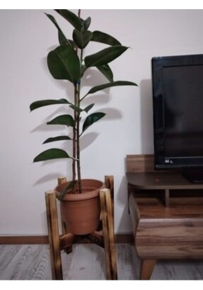 Ahşap Saksılık Çiçeklik Saksı Ayağı