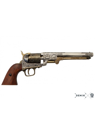 Denix American Revolver 1851 Usa Koleksiyon Obje 35cm
