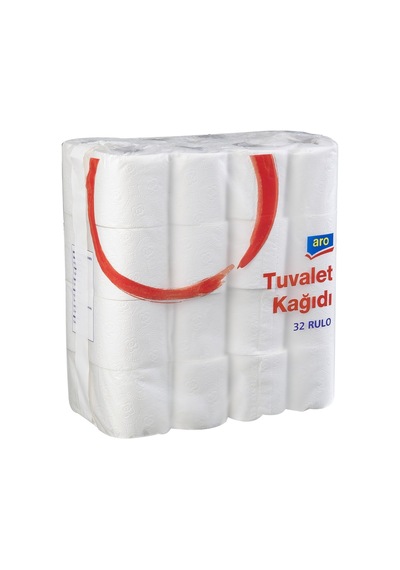 Aro 2 Katlı Tuvalet Kağıdı 32'li Paket - Eriyen Yapı 3'li Ekonomik Paket - 3 Adet Tarı