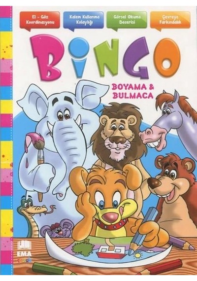 Bingo Boyama Bulmacalı Kalın / Ema Yayınları