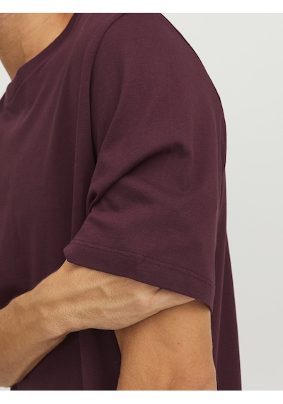 Jack & Jones Erkek Bisiklet Yaka Basic Tişört - Organic Port Royale Çok Renkli