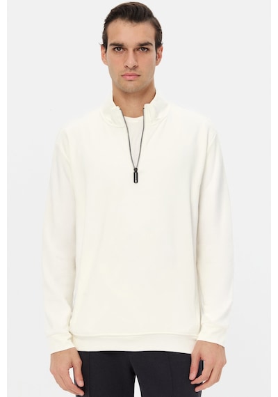 D'S Damat Ds Damat Regular Fit Ekru Düz Sweatshirt 5hce26172202m E01