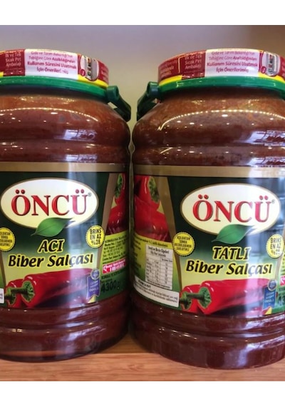Öncü Acı Biber Salçası 4300 G + Tatlı Biber Salçası 4300 G