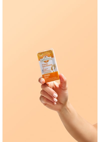 Apitera UP Doğal Bal, B Vitaminleri, Kırmızı Ginseng, Guarana ve Propolis İçeren Takviye Edici 56'lı Saşe