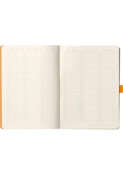 Rhodia GoalBook Yumuşak Kapak A5 Kareli Defter Purple 117770C Mor