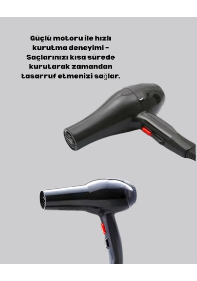 Profesyonel 2200w Saç Kurutma Makinesi Yüksek Performans