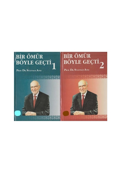 Bir Ömür Böyle Geçti 1 Ve 2.cilt Takım Set İlk Baskı Ciltli Sert Kapak Süleyman Ateş