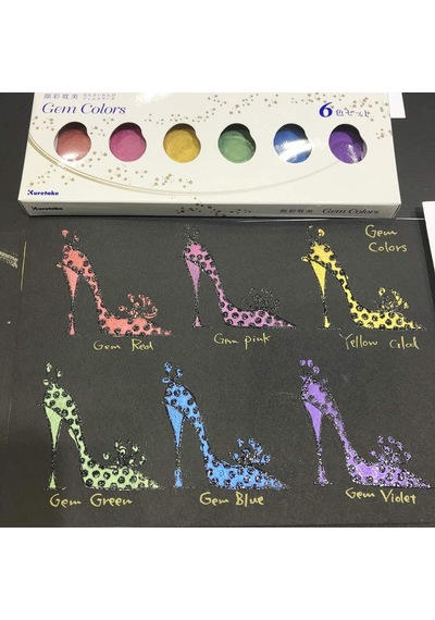 Zig Gansai Tambi Gem Colours - 6 Renk Genel