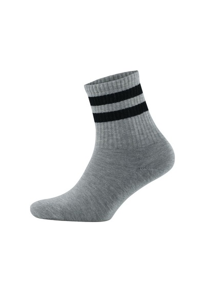 Pallmali Collection- 4'Lü Pamuklu Çemberli Kısa Yarım Konç Kolej-40-44 Çok Renkli