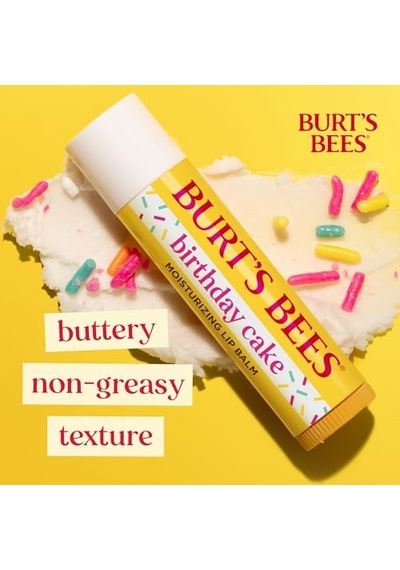 Tr S Bees Birthday Cake Dudak Kremi Blister Ambalaj - Birthday Cake Lip Balm 4.25gr 2 Paketi