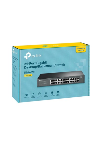 Tp-lınk Ls1024g 24 Port Gıgabıt Masaüstü Rackmount Swıtch 12448484