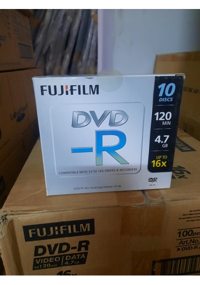 Fujifilm Dvd-r Compatıble Kutulu 10 Adet 120 Min 4.7gb 16x