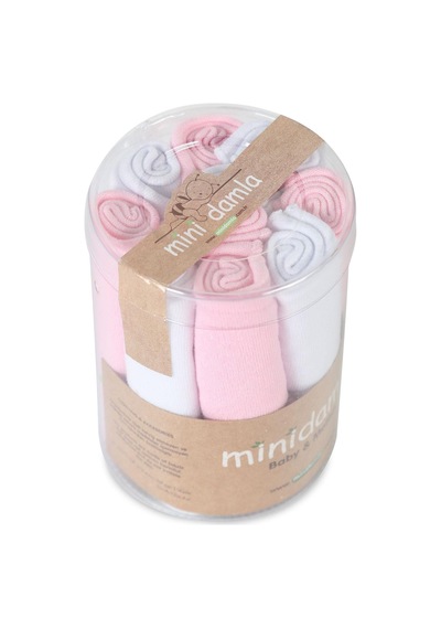 Minidamla 10'lu Ağız Mendili - Pembe
