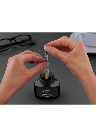 Parker Deluxe Dolma Kalem Için Dönüştürücü, Krom Kenarlı Diğer