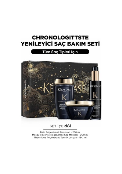 Kerastase Chronologiste Yenileyici Saç Bakım Seti