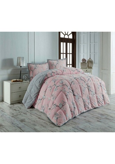 Merinos Comforter Yorgan Seti Pembe