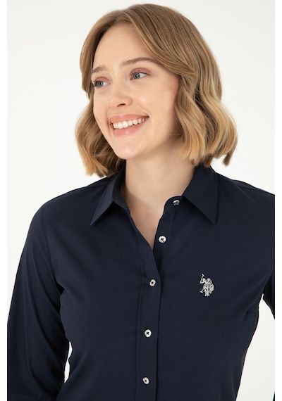 U.s. Polo Assn. Kadın Lacivert Gömlek Basic 50293919-vr033 Lacivert