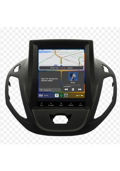 Foxus Ford Courier Düşük Paket Araçlar İçin 2021+ 4gb Ram 64gb Hafıza Android Dokunmatik Ekran Oto Teyp - Carplay Wifi Gps Bluetooth Kamera Destekli Oem