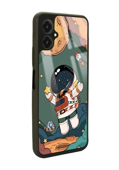 Omix X5 Anime Astronot Tasarımlı Glossy Telefon Kılıfı Çok Renkli