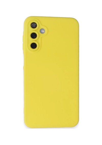 Galaxy A05s Kılıf Nano İçi Kadife Silikon - Sarı