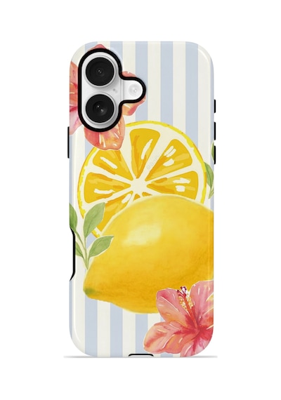 Apple iPhone Uyumlu 17 Vorian Çift Katmanlı Magsafe Kılıf Lemon Blossom Coast