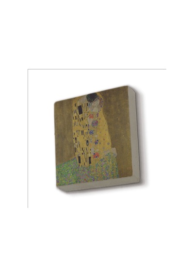 Öpücük Gustav Klimt, 1907 Baskılı Taş Magnet 5x5