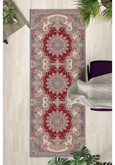 K-444 Arles Salon Mutfak Yatak Odası Yıkanabilir Yolluk Vizon