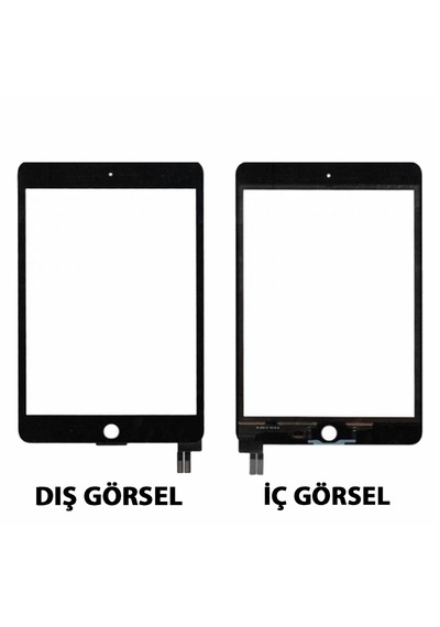 Teknonet Apple Uyumlu iPad Mini 5 Dokunmatik Lens + Oca + Çerçeve