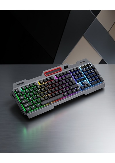 Oyuncu Klavye Mouse Seti Rgb Işıklı Türkçe Q