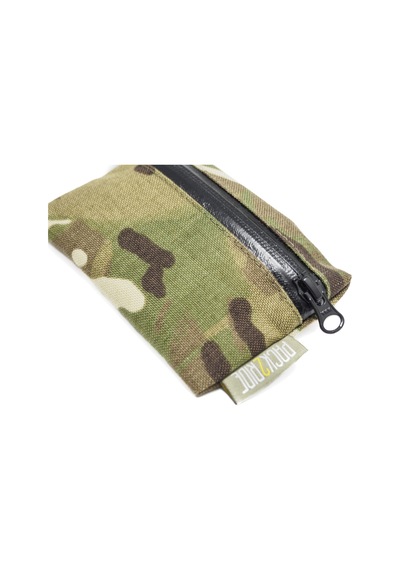 Pack2ride Karman Dayanıklı Fermuarlı Cüzdan Siyah Siyah