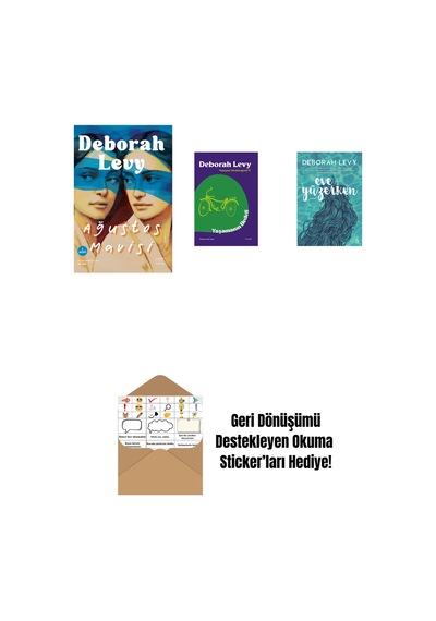 Ağustos Mavisi + Yaşamanın Bedeli + Siyah Votka + Okuma Sticker'ları