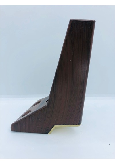 Karakoçaksesuar Plastik,16 Cm Ceviz-Gold Koltuk,Kanepe,Mobilya Ayağı (4 Adet )