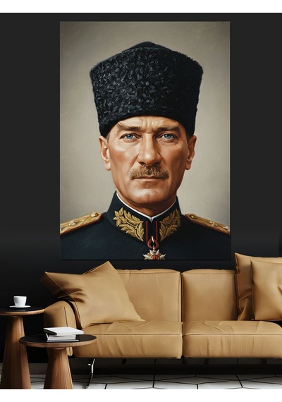 Ahşap Tablo Mustafa Kemal Atatürk İnsan Figürlü Tablolar
