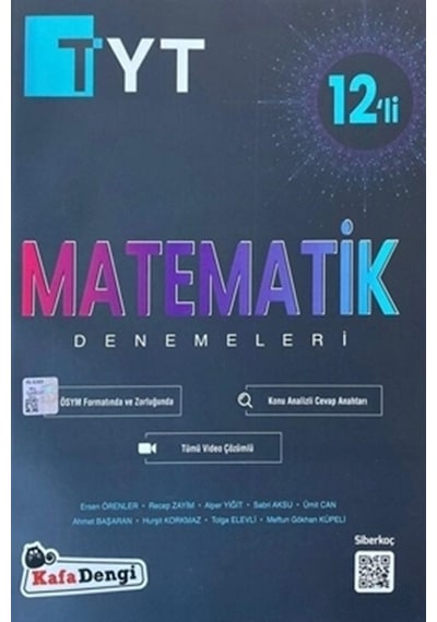 Kafadengi Yayınları Tyt Matematik 12 Li Deneme