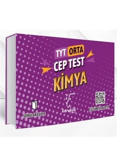 TYT Orta Kimya Cep Test- Karekök Eğitim Yayın
