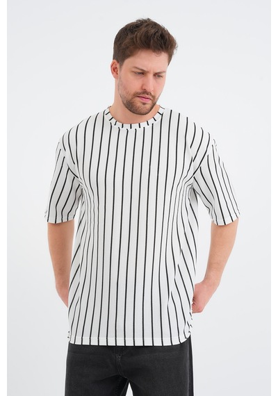 Redline Shift Erkek Oversize Tişört Beyaz