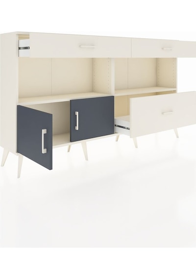 Arges Konsol 2 Raflı 3 Çekmeceli 2 Kapaklı 176x30x99 Aytaşı-antra Aytaşı-antrasit/aytaşı Arges Konsol 2 Raflı 3 Çekmeceli 2 Kapaklı 176x30x99 Aytaşı-antra Aytaşı-antrasit/aytaşı